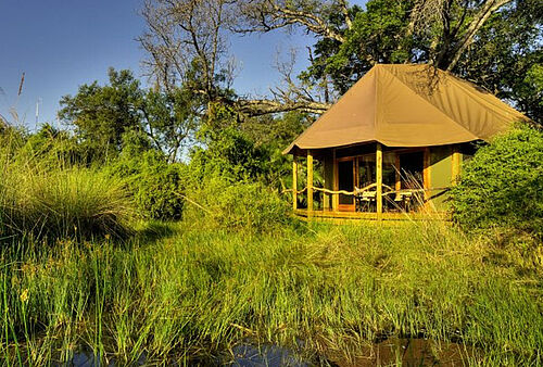 Kanana Camp im Okavango Delta in Botswana