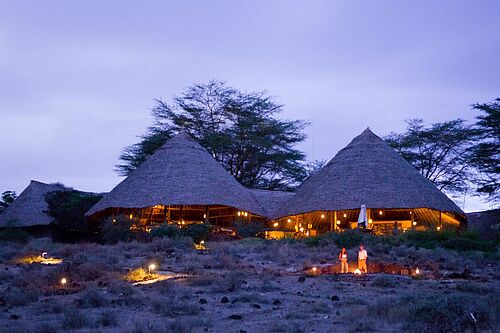 Tortilis Camp im Amboseli Nationalpark in Kenia