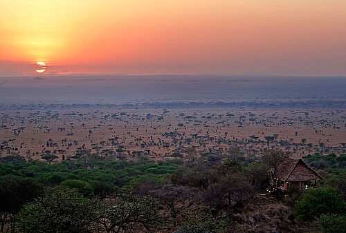 Pioneer Camp in der Serengeti in Tansania