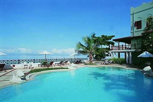 Pool im Zanzibar Serene Inn Hotel