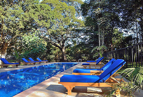 Pool in der Green Hills of Africa Lodge in Arusha