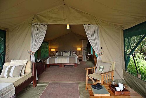 Rekero Camp in der Masai Mara in Kenia