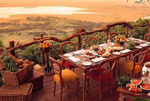 Crater Lodge in der Ngorongoro Conservation Area