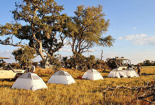 Camping mit der Botswana Guiding School