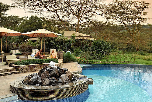 Lake Elementeita Serena Camp in Kenia