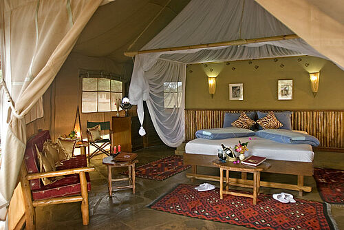 Severin Safari Camp im Tsavo West Nationalpark in Kenia