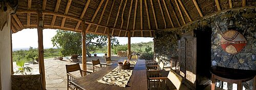 Campi ya Kanzi Lodge im Tasvo West Nationalpark in Kenia