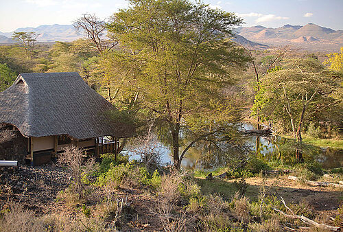 Finch Hatton's Camp im Tasvo West Nationalpark in Kenia