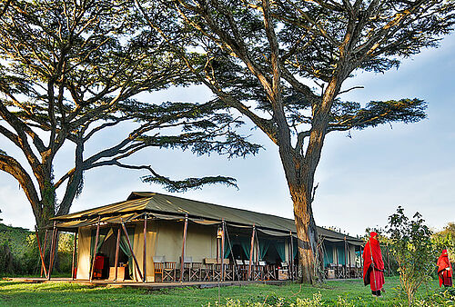 Das Lemala Ngorongoro Camp im Ngorongoro Krater