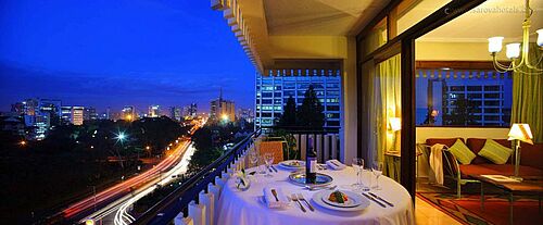 Blick über Nairobi vom Panafric Hotel aus