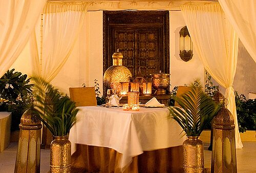 Zanzibar Collection Baraza Resort and Spa auf Sansibar - Romantisches Dinner