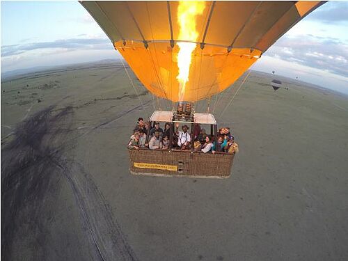Heißluftballon Safari