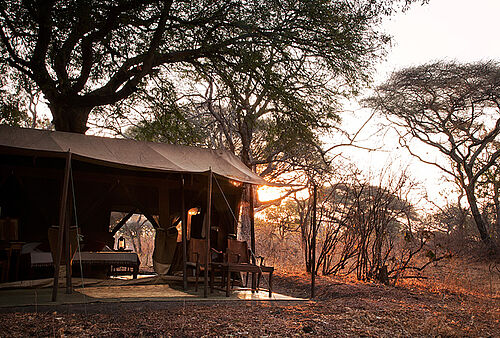 Stilvolles Camp mit authentischer Safari-Atmosphäre