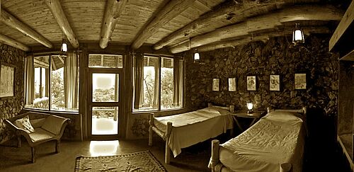 Die Cottages in der Campi ya Kanzi Lodge im Tasvo West Nationalpark in Kenia