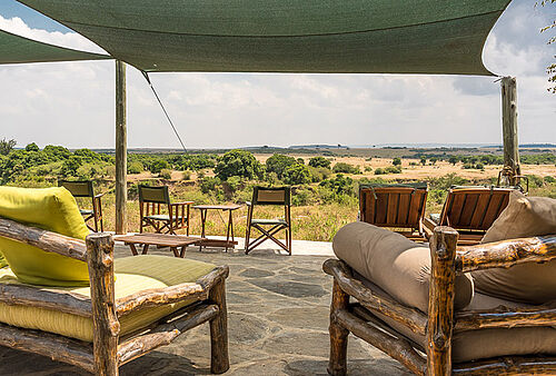 Entim Camp in der Masai Mara in Kenia