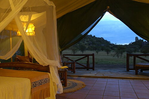 Mbuzi Mawe Tented Camp in der zentralen Serengeti