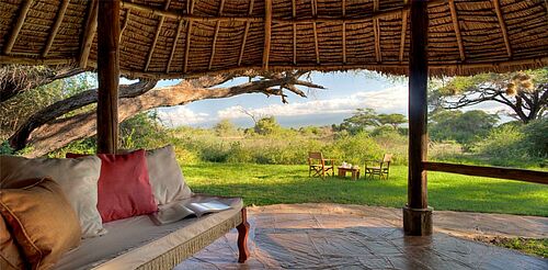 Tortilis Camp im Amboseli Nationalpark in Kenia