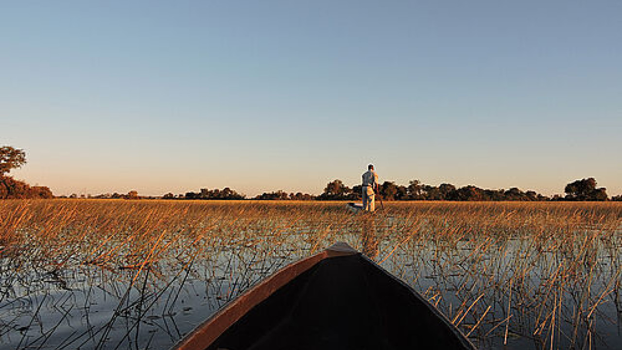 Mokorofahrt mit Karibu Safaris im Okavango Delta, Botswana