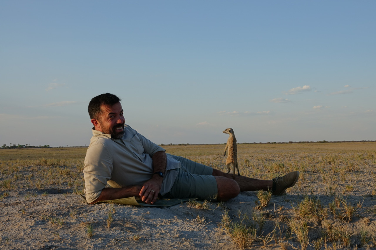 Besuch der Erdmännchen in Afrika mit Karibu Safaris