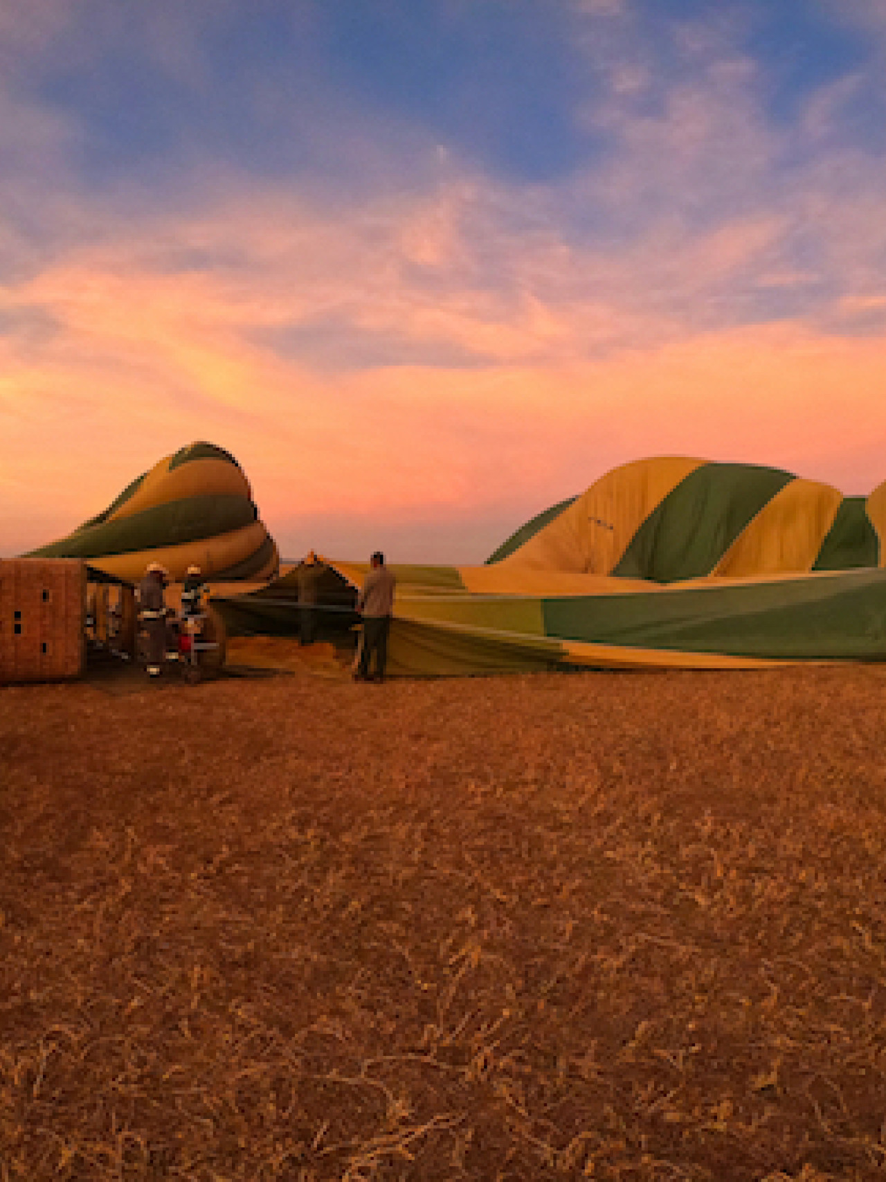 Ballonsafari mit Karibu Safaris am frühen Morgen in der Serengeti