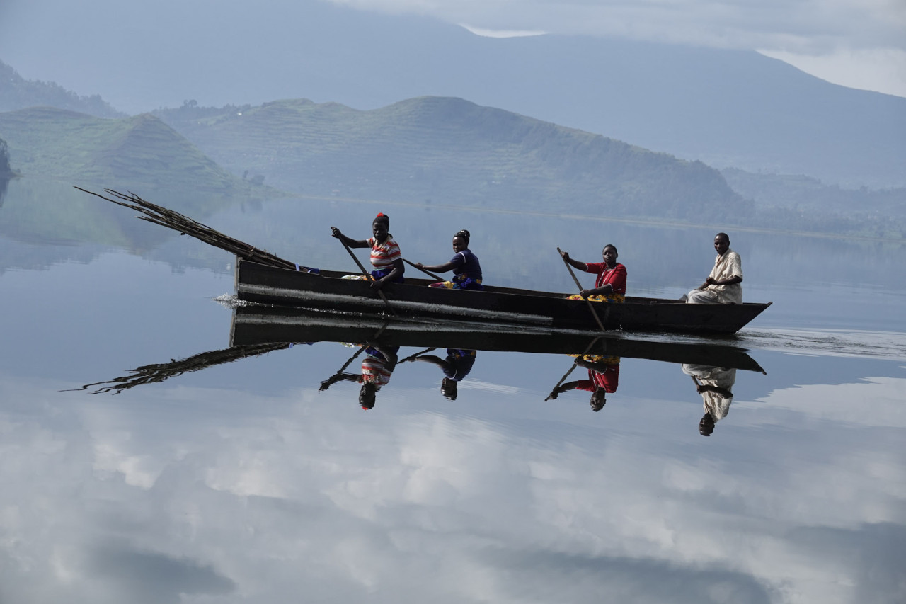 Bootsfahrt Lake Mutanda