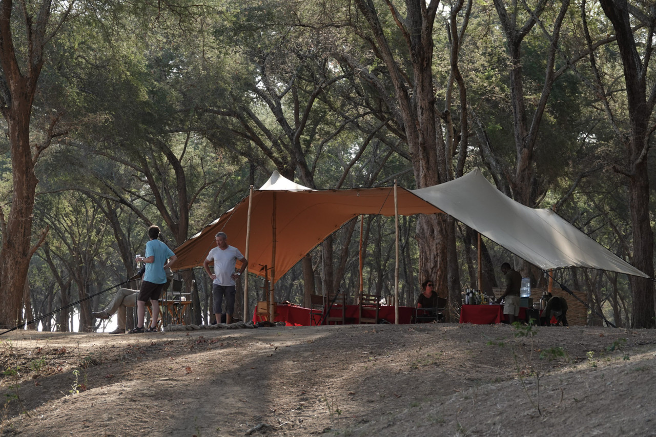 Campen im Herzen von Sambia