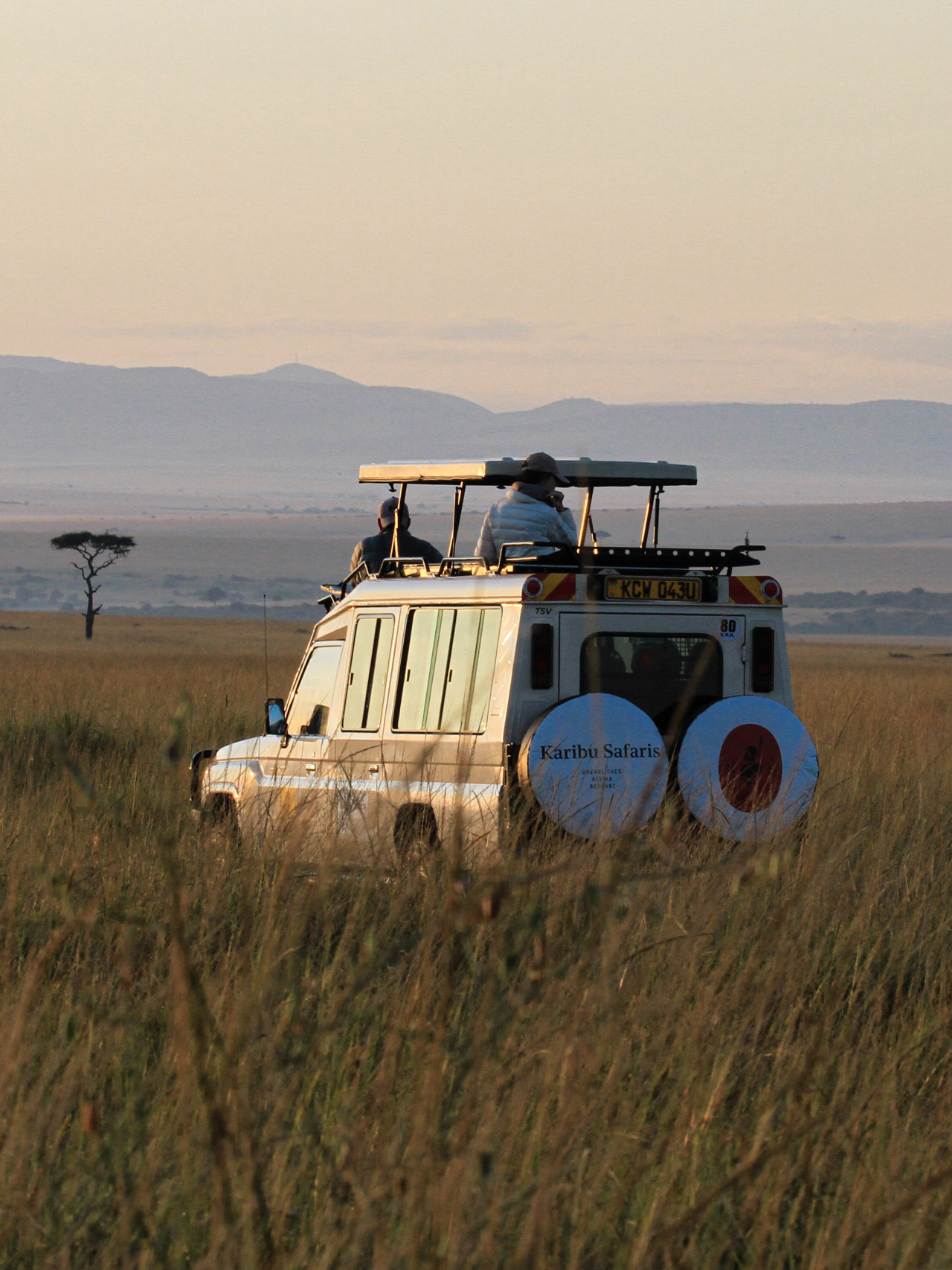 Morgenstimmung bei einer Safari mit Karibu Safaris in der Masai Mara, Kenia