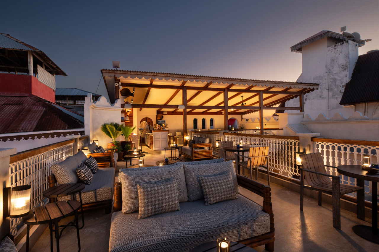 Ultimative Entspannung in der Rooftop-Bar