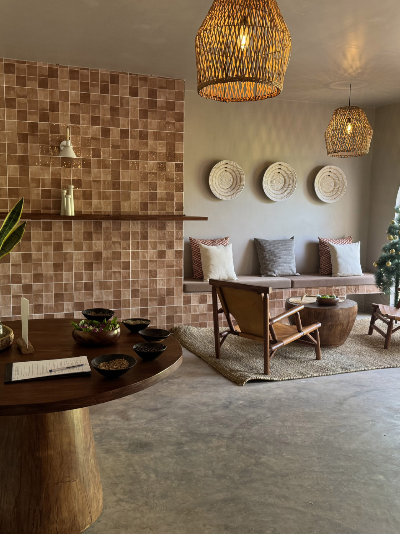 Luxuriöses afrikanisches Interieur