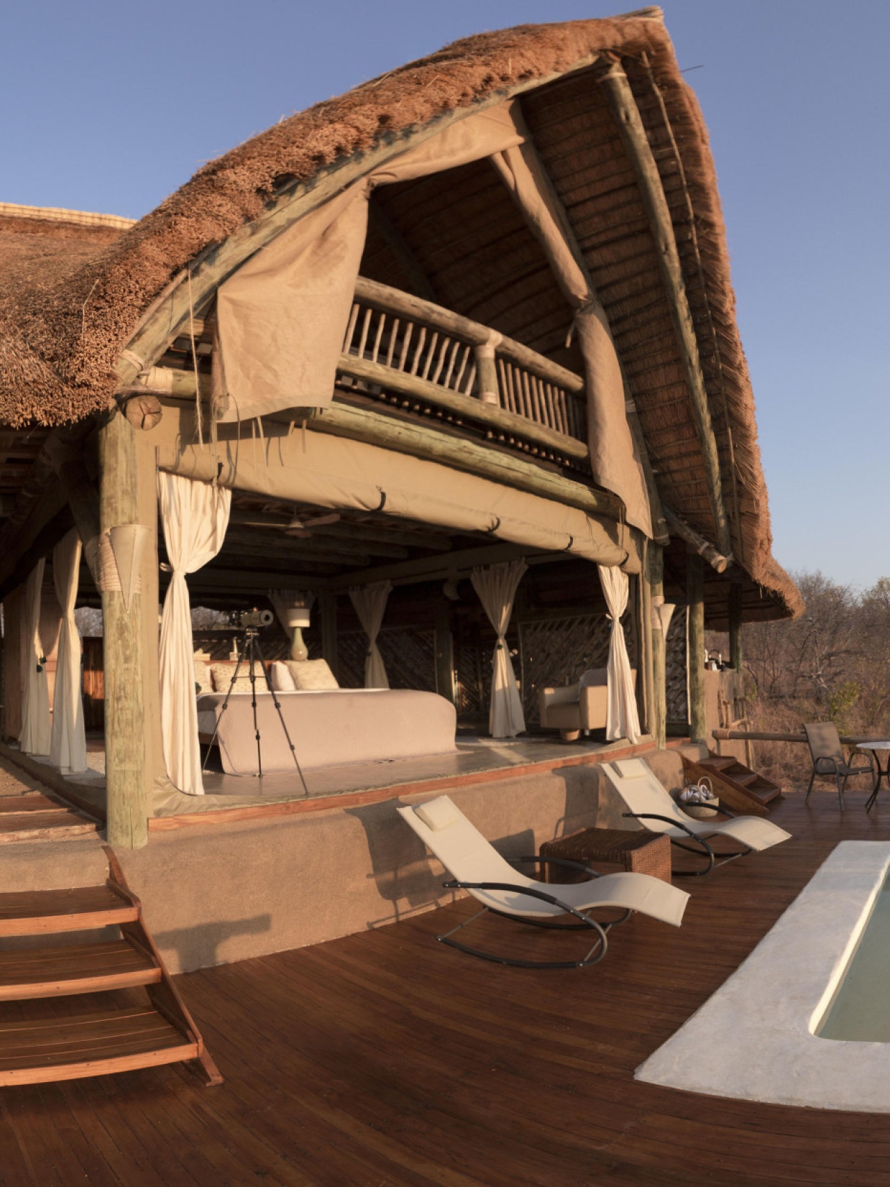 Cottages wurden in den Ikuka-Steilhang integriert