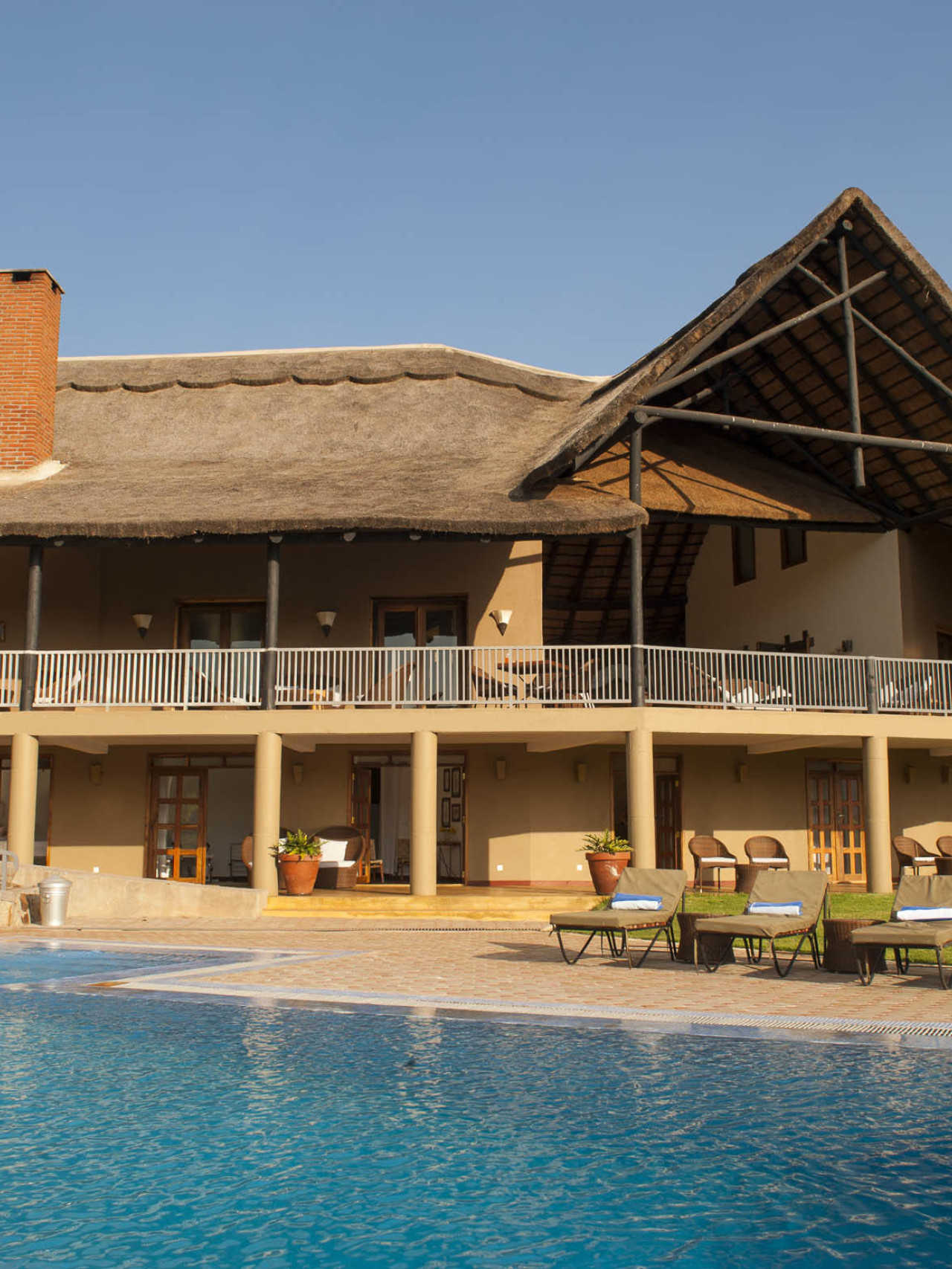 Schöne Lodge mit abwechslungsreichen Aussichten