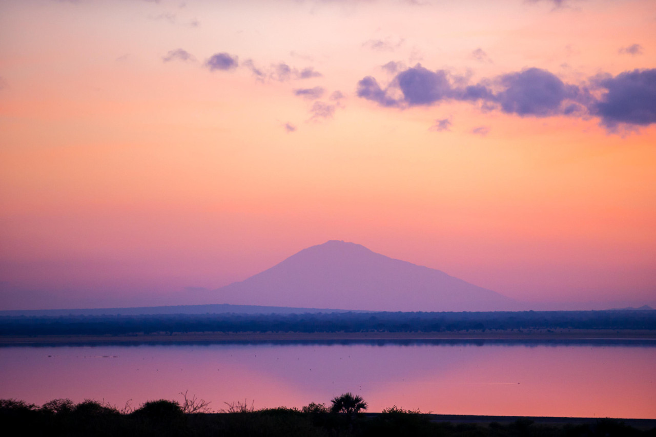 Abendstimmung am Lake Burunge