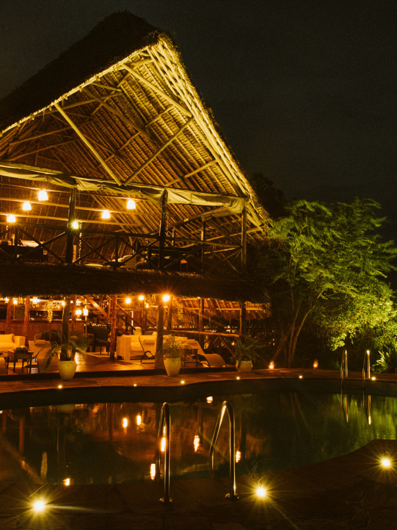 Strandhotel auf einer kleinen privaten Insel