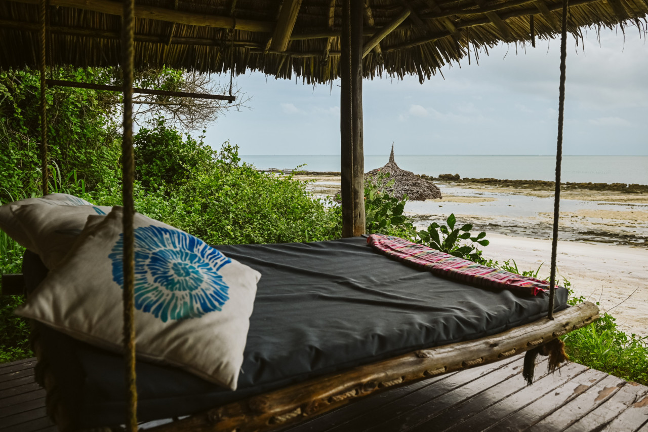 Auf dem Tagesbett entspannen und träumen