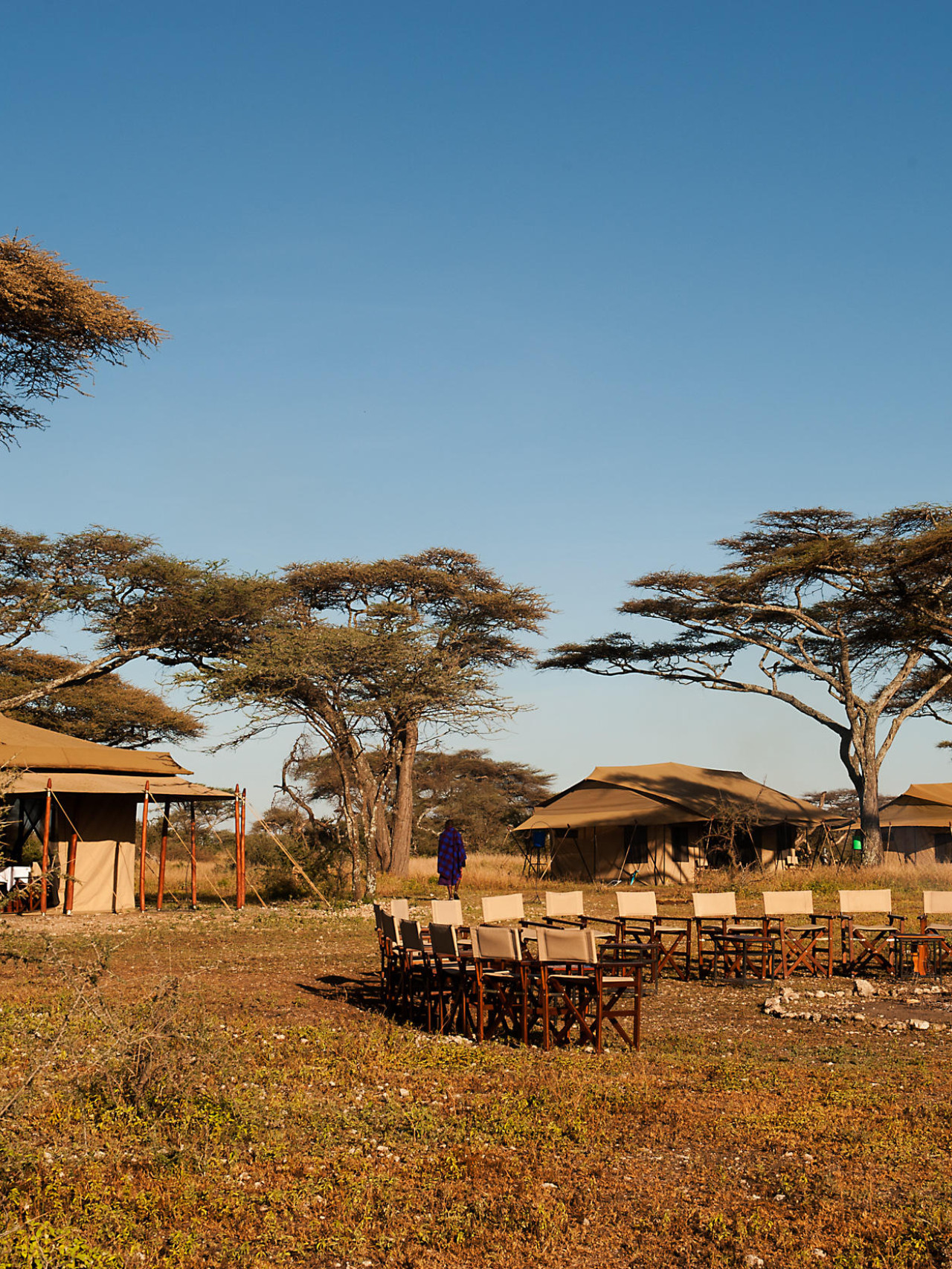 Authentisches Safari-Camp in der Nähe des Mara Flusses
