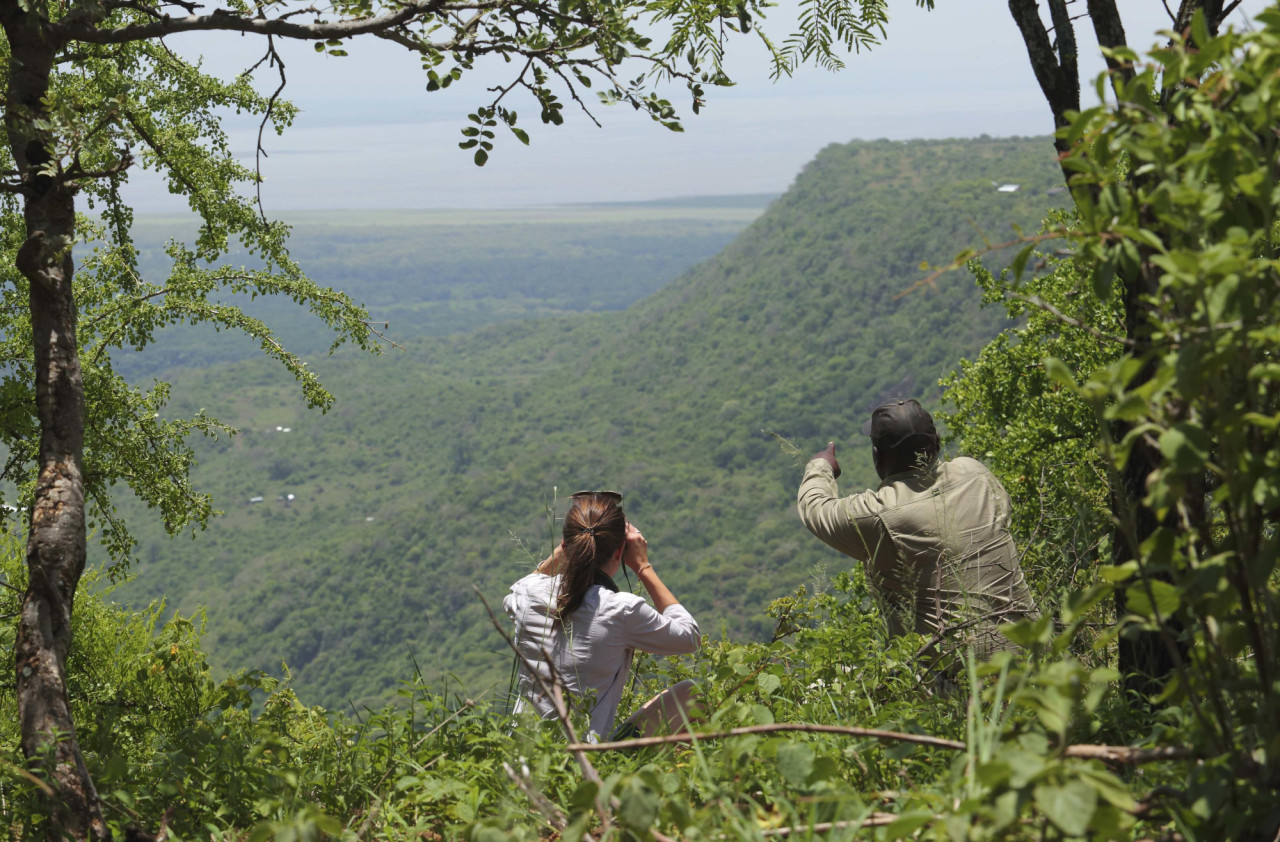 Blick in den Ngorongro Krater