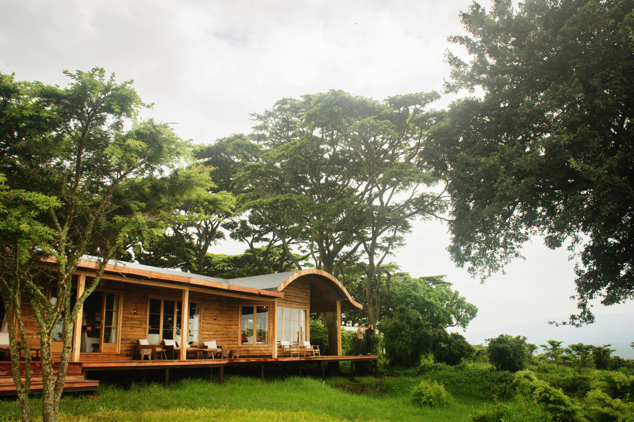 Nachhaltig errichtetes Camp am Ngorongoro Krater