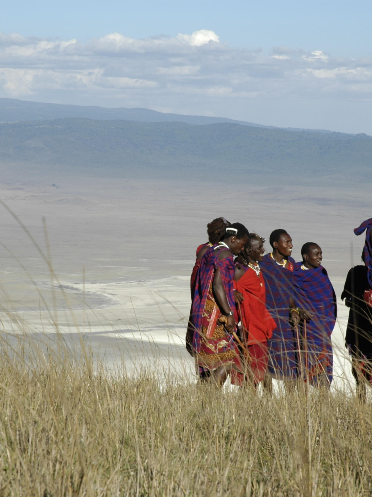 Das Massai Volk lebt im Ngorongoro Schutzgebiet