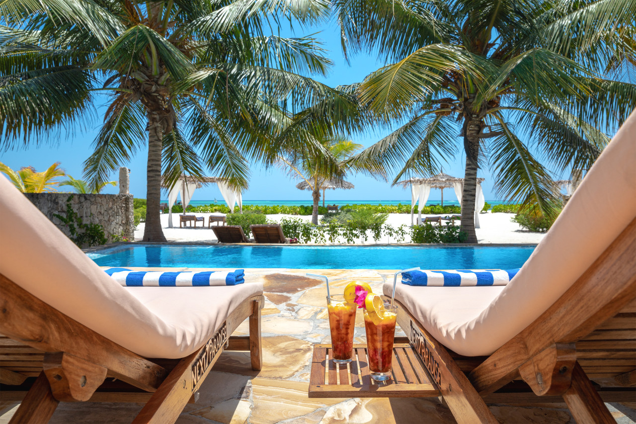 Oceanview Bungalow mit separatem Swimmingpool