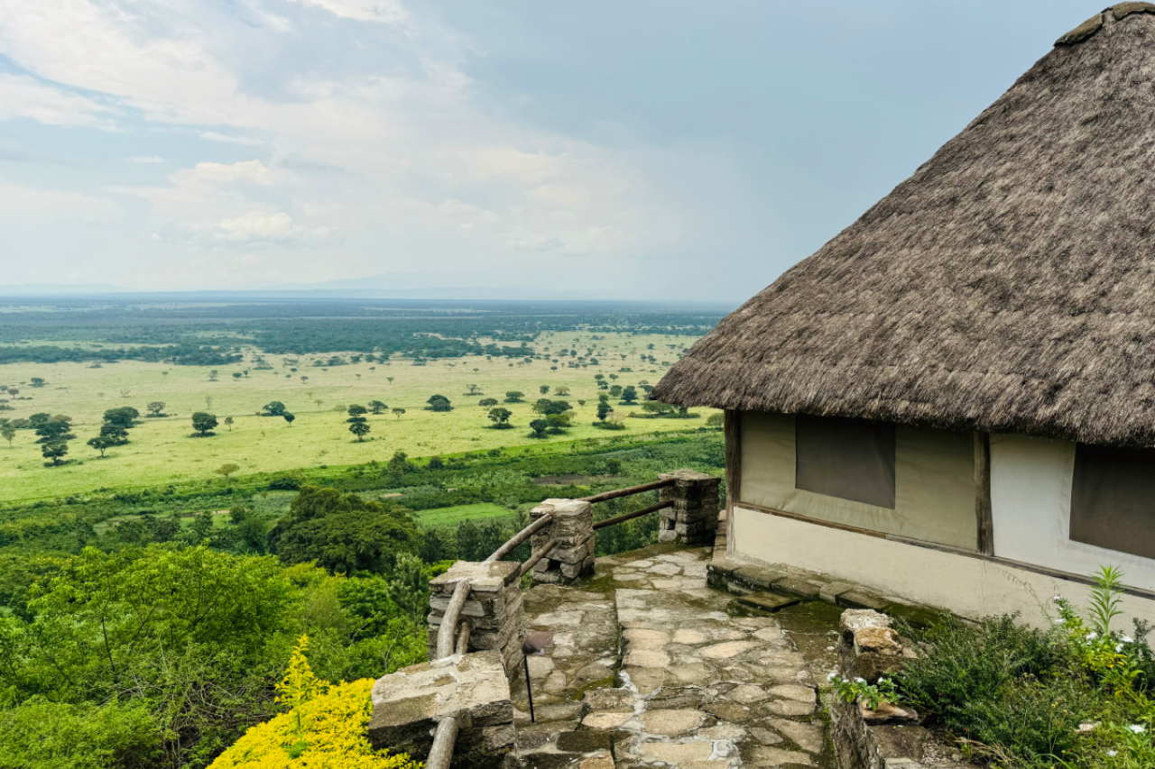 Komfortable Lodge mit spektakulärer Aussicht