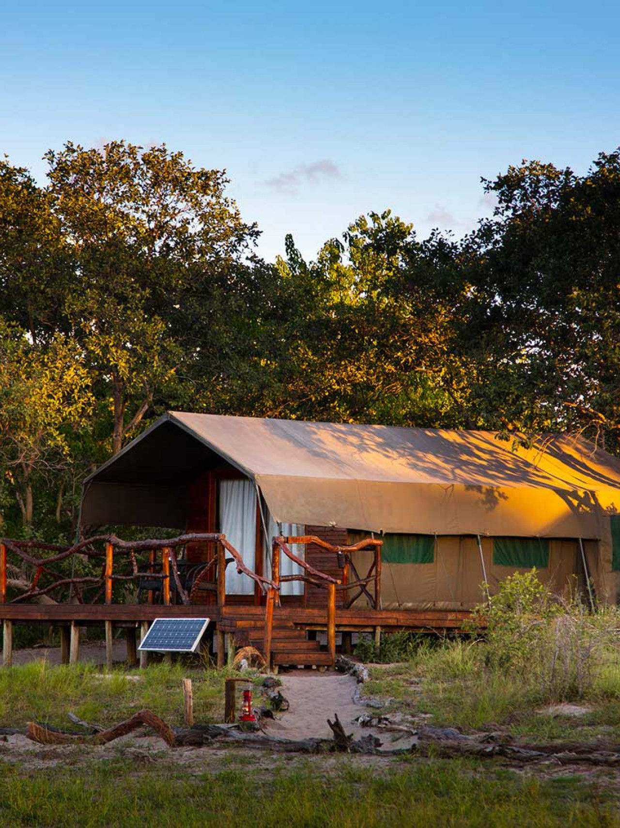 Authentisches Camp für ein fantastisches Safari-Erlebnis