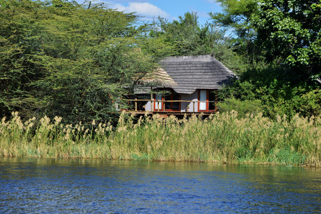 Luxuriöser Rückzugsort am Ufer vom Chobe River