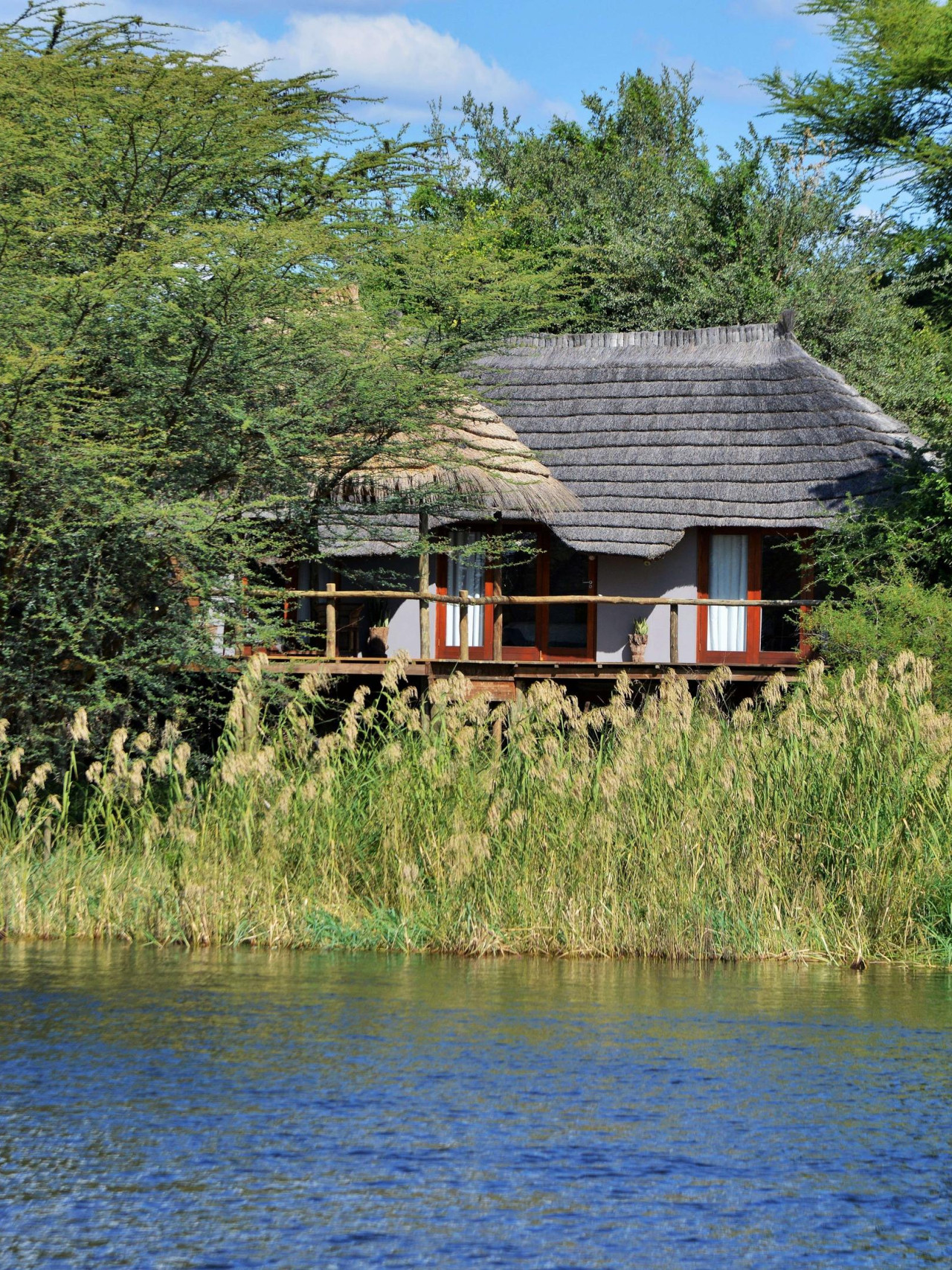Luxuriöser Rückzugsort am Ufer vom Chobe River