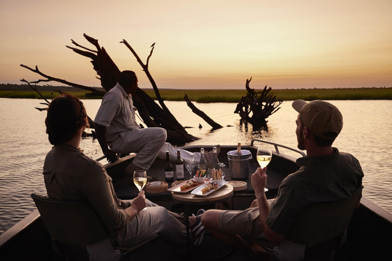 Erleben SIe herrliche Bootsfahrten auf dem Chobe River