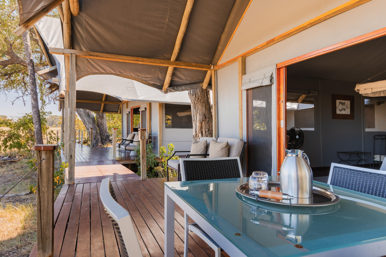 Großzügiges Familienzelt für vier Gäste