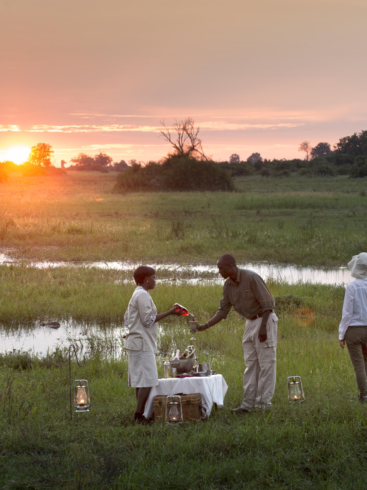Sundowner nach Safari-Erlebnissen des Tages