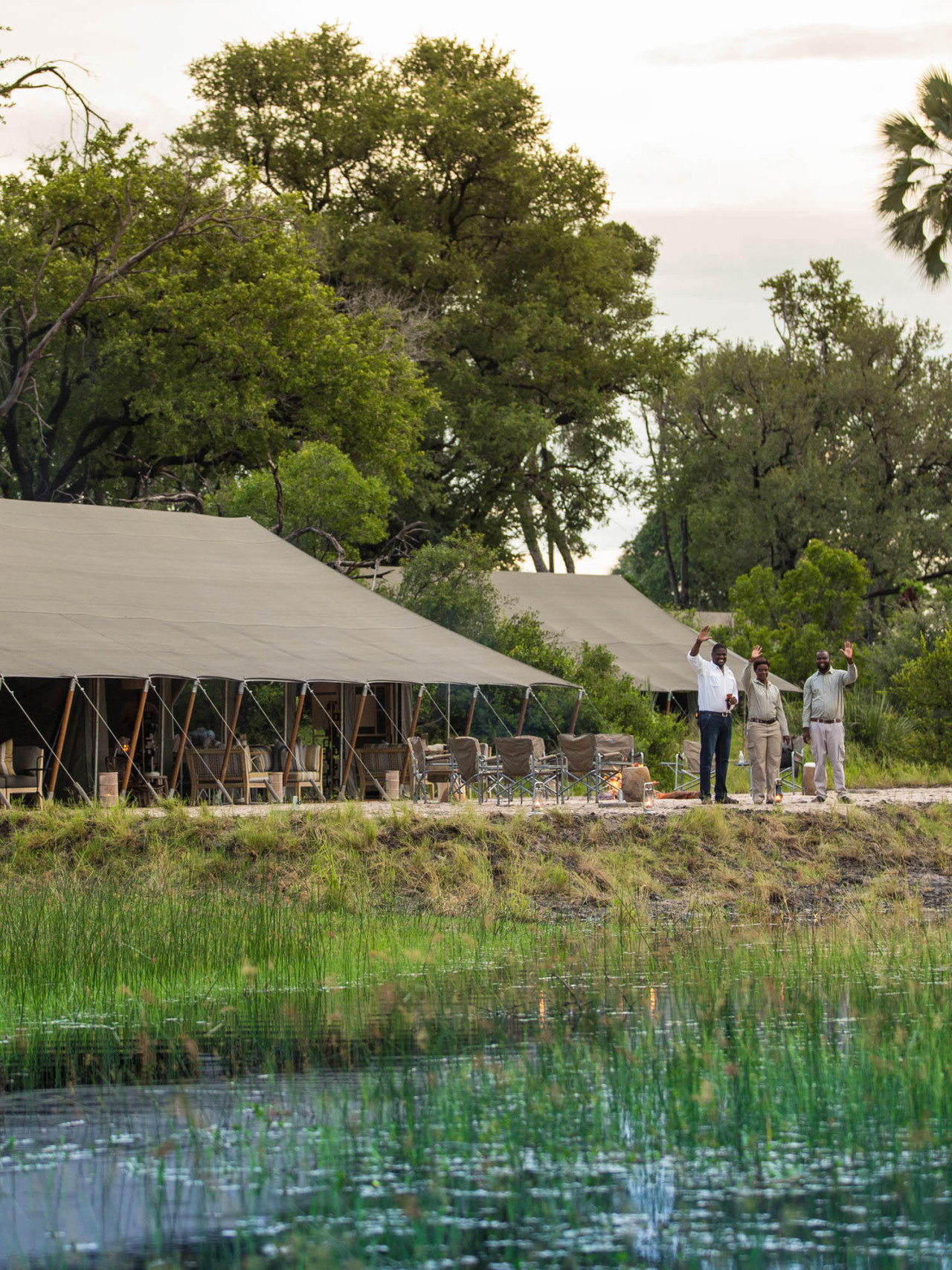 Umweltfreundlichen Luxuskomfort im Okavango Delta