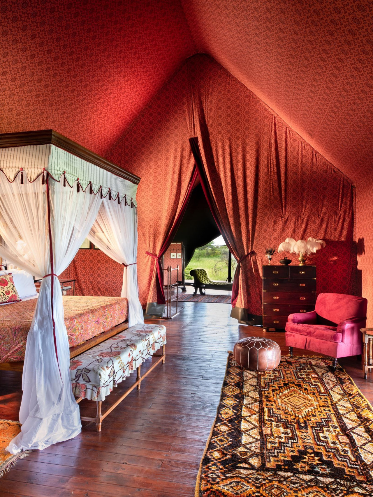 Fantastische Zelte mit edlen Textilien aus aller Welt