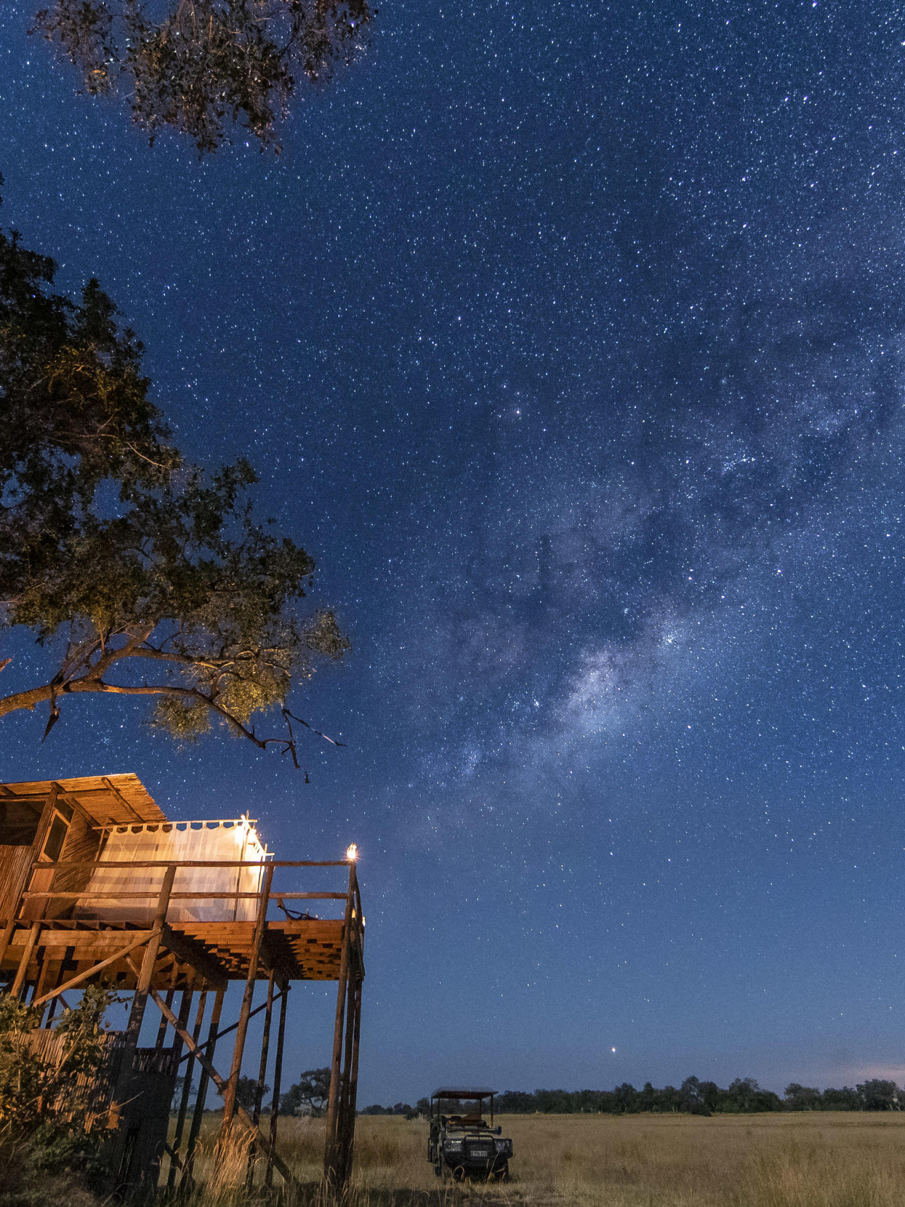 Erlebnis im Sleepout Deck unter Sternenhimmel