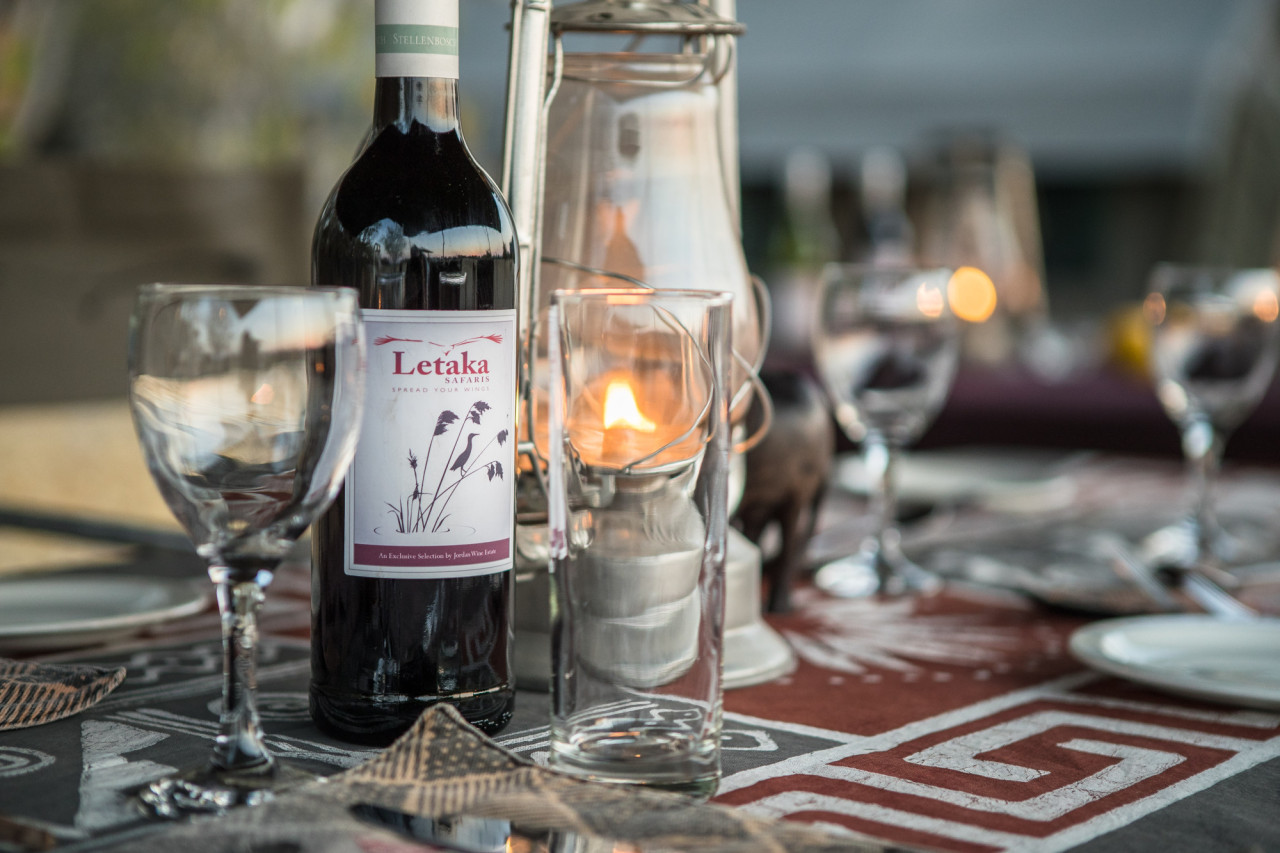 Perfekter Genußmoment mit einem edlen Wein